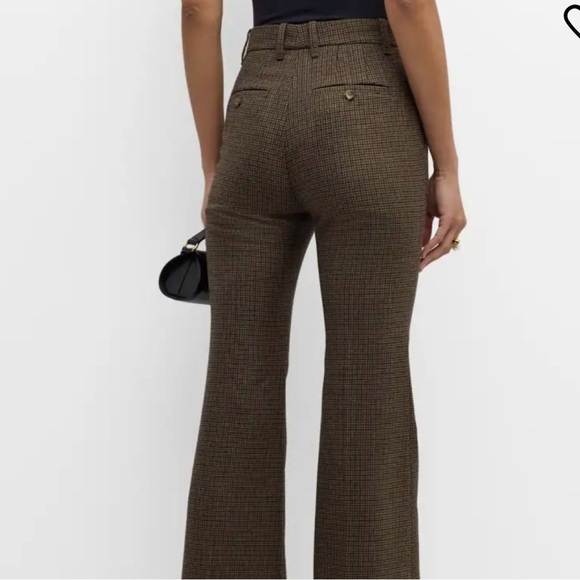 NWT A.L.C. Moizie Flare wool pants in tan olive brown color - Picture 5 of 10